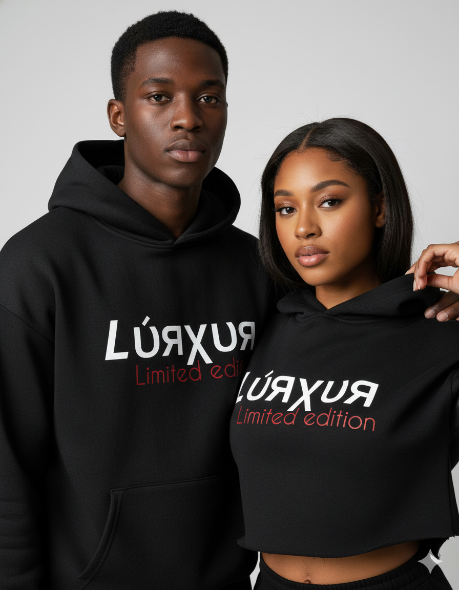 Lurxur Limited Edition Hoodie – Black - Image 2